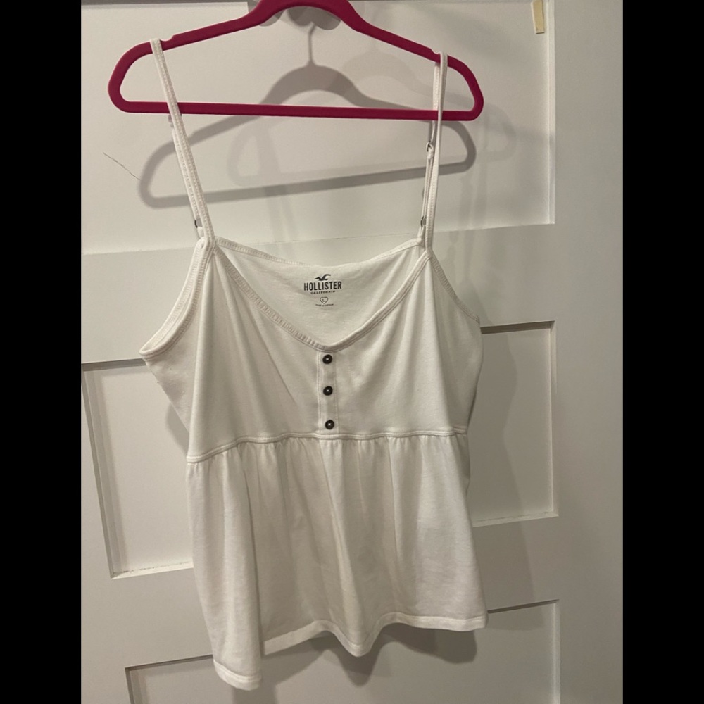 Hollister cropped baby doll tank